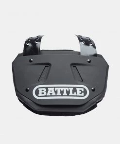 Battle Sports Youth Black Football Back Bone Plate