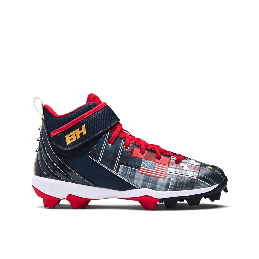 Under Armour Baseball And Softball Gear Boys Harper Mid RM Limited Edition Jr. Baseball Cleats 1 Under Armour Baseball And Softball Gear Boys Harper Mid RM Limited Edition Jr. Baseball Cleats