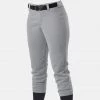 Alleson Don Athletic Women's Belt Loop Softball Pant Baseball And Softball Gear