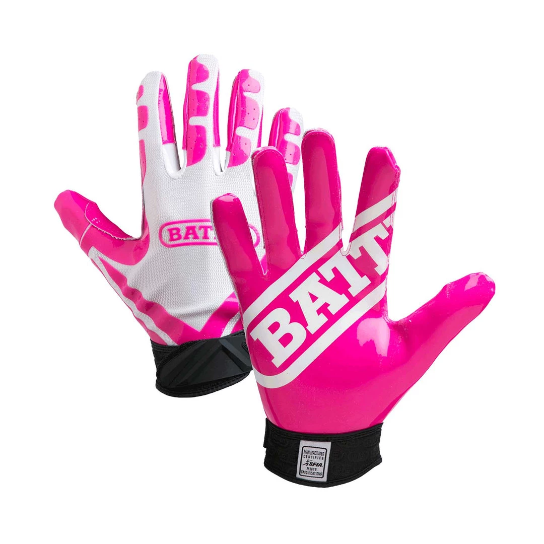 Battle Sports Football Science Ultra-Stick Adult Receivers Gloves ( 930X-A ) 2 Battle Sports Football Science Ultra-Stick Adult Receivers Gloves ( 930X-A )