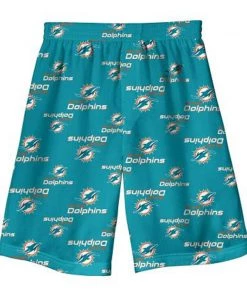 Adidas Reebok Miami Dolphins Team Colored Printed Short Brands