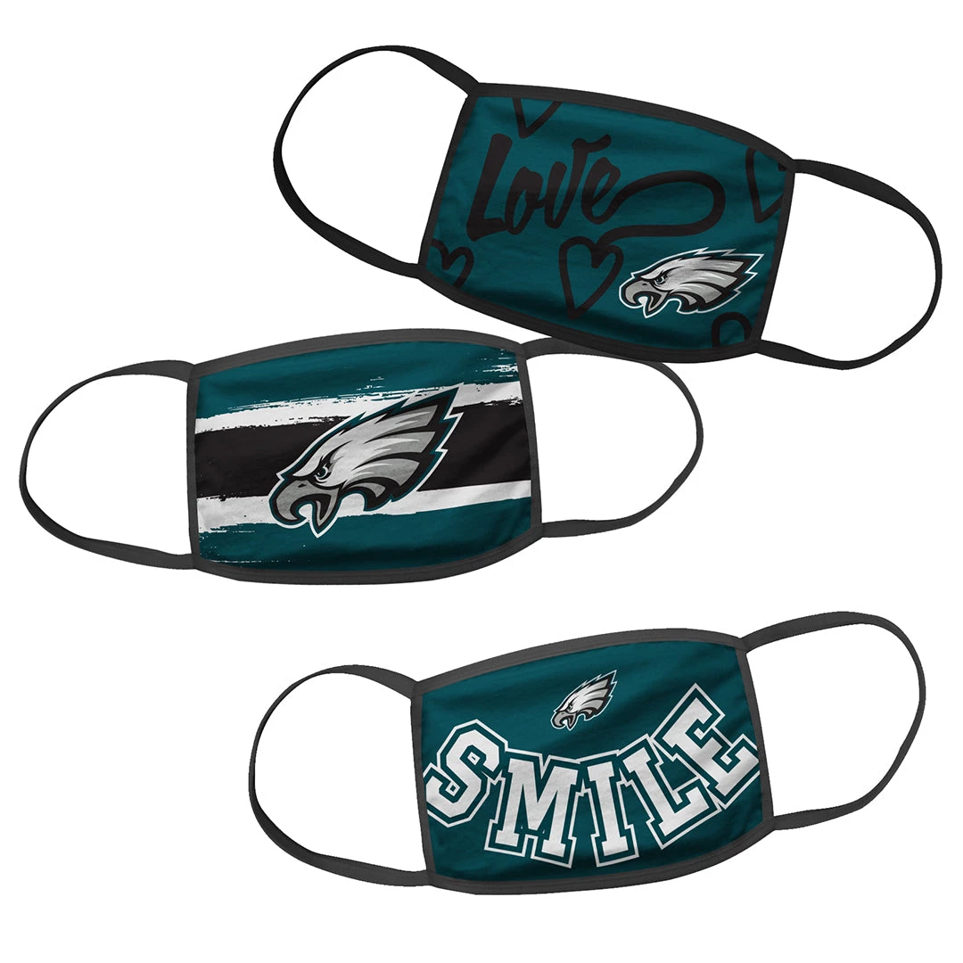 Outerstuff Girls 3 Pack Face Masks Face Coverings 2 Outerstuff Girls 3 Pack Face Masks Face Coverings