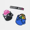 Bucket Get(Her) BGH Logo, BGH Multi Logo & BGH Def Logo Jibbitz 3 Pack Basketball