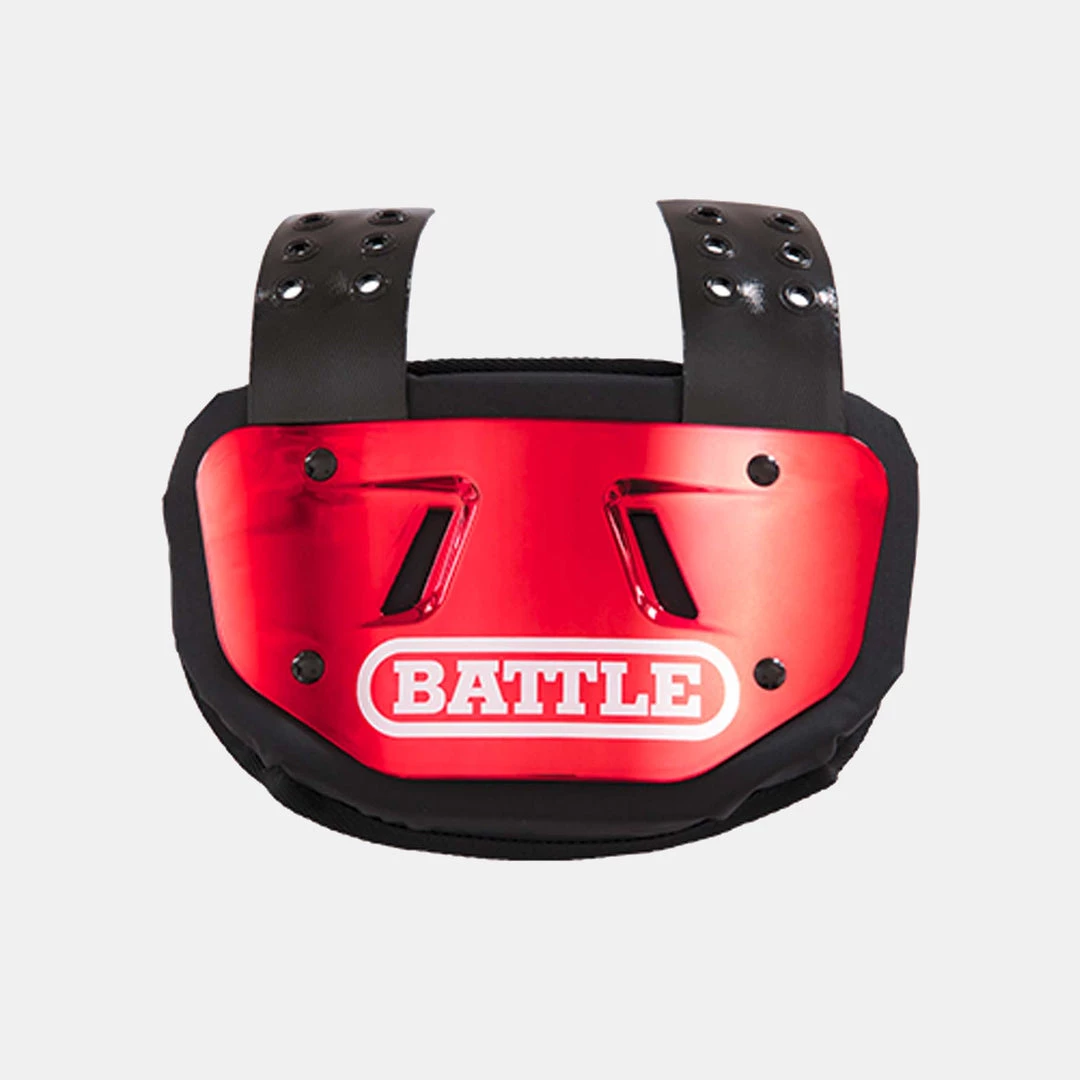 Battle Adult Chrome Football Back Bone Plate 4 Battle Adult Chrome Football Back Bone Plate