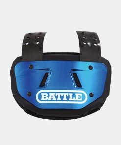 Battle Adult Chrome Football Back Bone Plate
