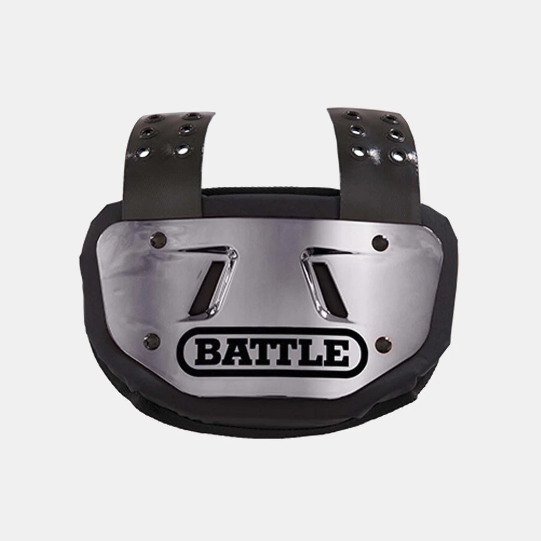 Battle Adult Chrome Football Back Bone Plate 3 Battle Adult Chrome Football Back Bone Plate