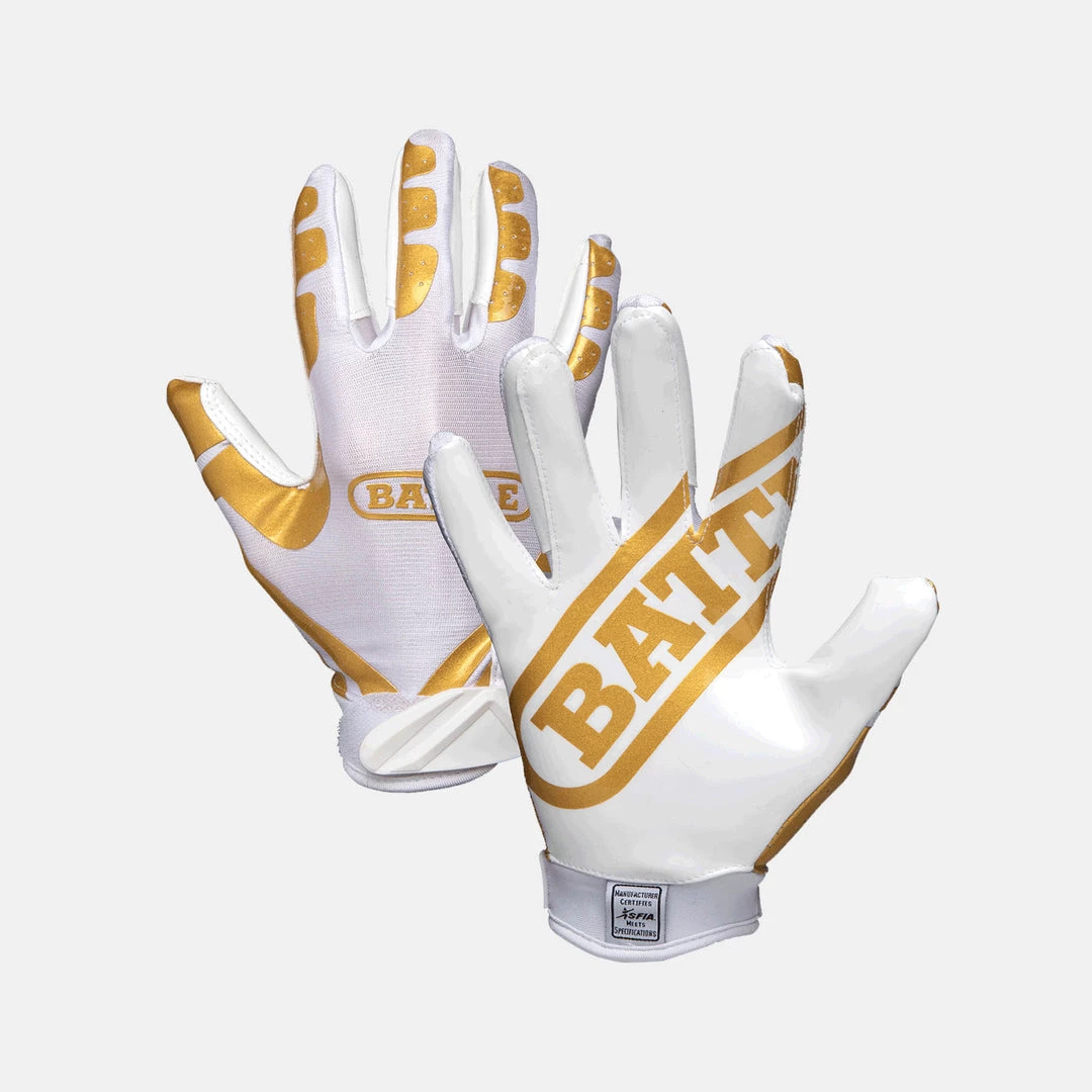 Battle Sports Double Threat Adult Receiver Gloves ( 932X-A ) Baseball And Softball Gear 1 Battle Sports Double Threat Adult Receiver Gloves ( 932X-A ) Baseball And Softball Gear