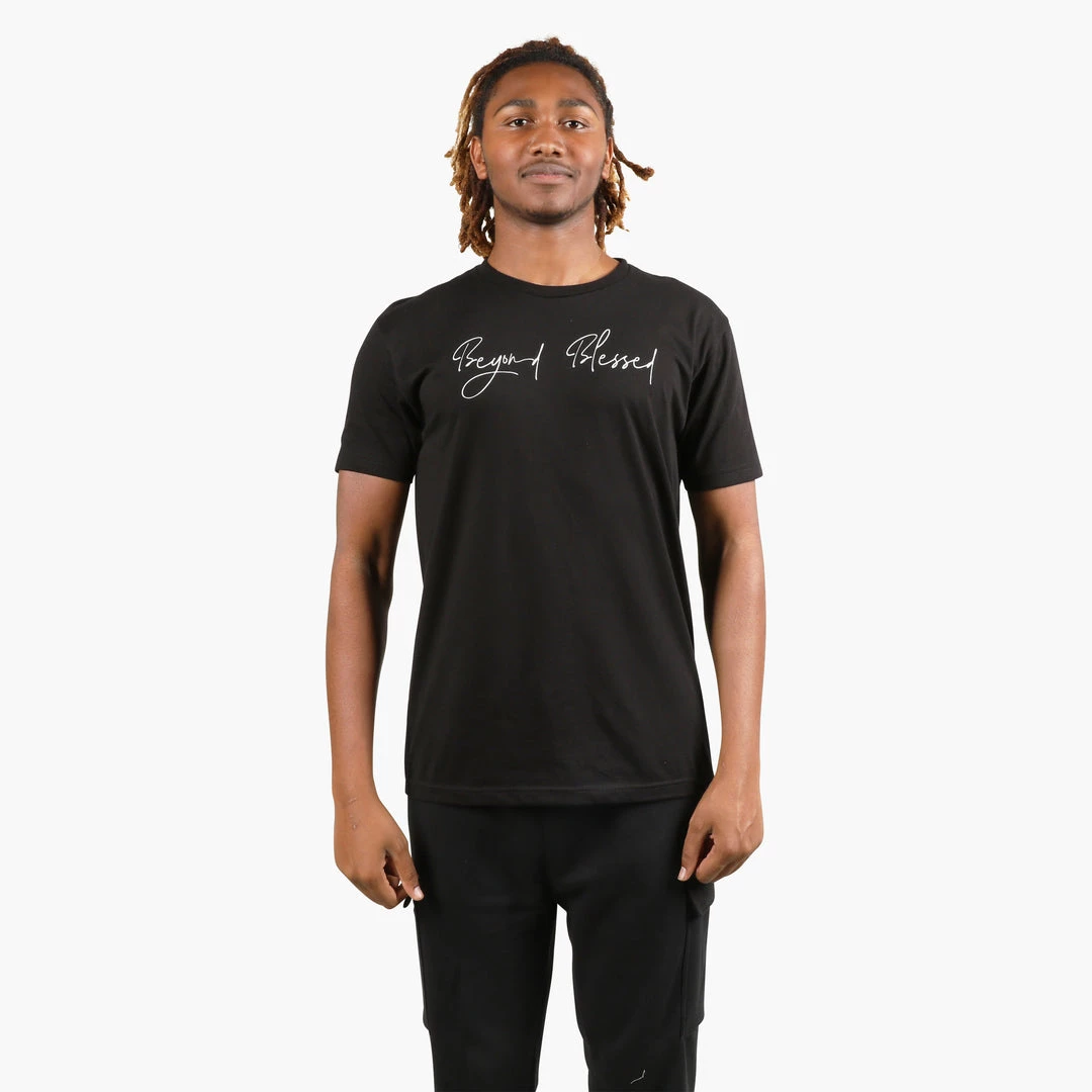 Beyond Blessed Script Short Sleeve T-Shirt Apparel 3 Beyond Blessed Script Short Sleeve T-Shirt Apparel
