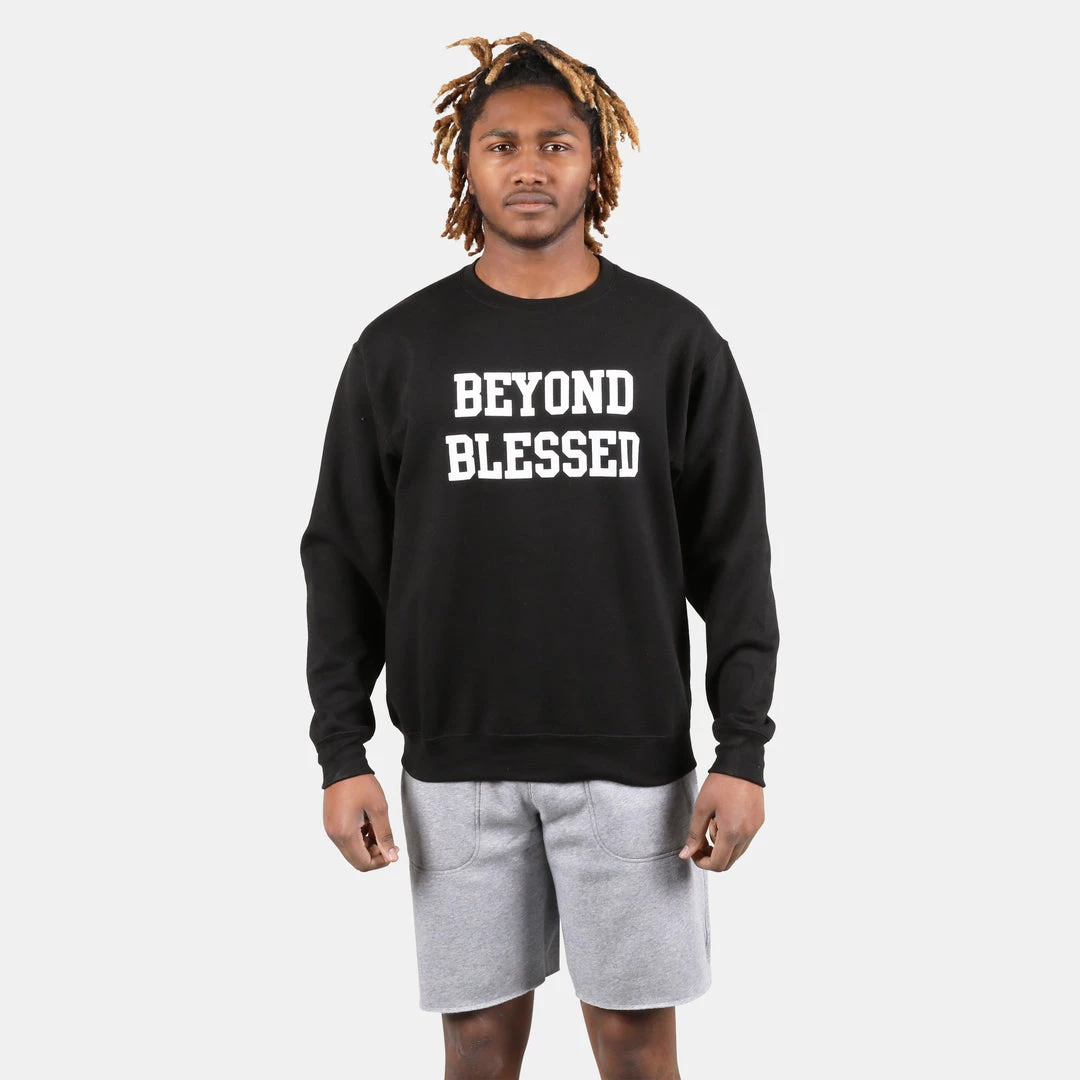 Beyond Blessed Apparel Text Crew Sweatshirt 1 Beyond Blessed Apparel Text Crew Sweatshirt