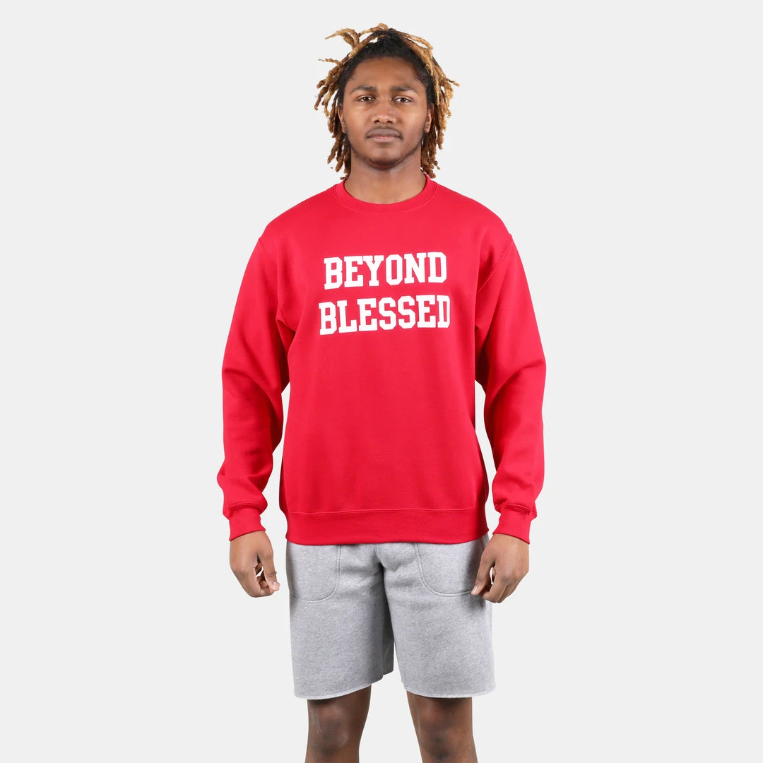 Beyond Blessed Apparel Text Crew Sweatshirt 3 Beyond Blessed Apparel Text Crew Sweatshirt