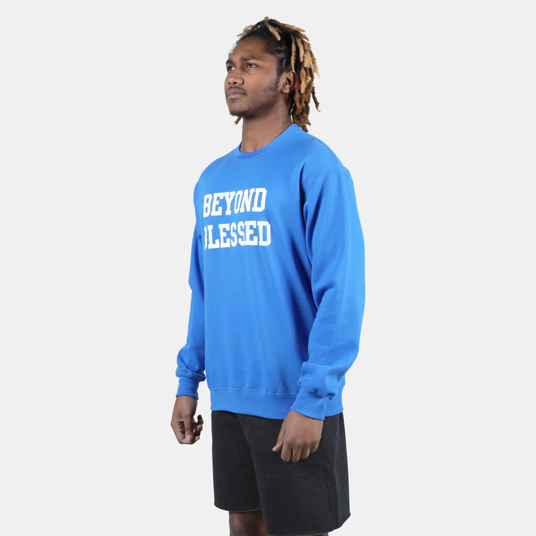 Beyond Blessed Apparel Text Crew Sweatshirt 2 Beyond Blessed Apparel Text Crew Sweatshirt