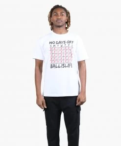 Ball Is Life No Days Off Short Sleeve Graphic Tee Basketball