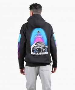 Ball Is Life Poster Hoodie Basketball