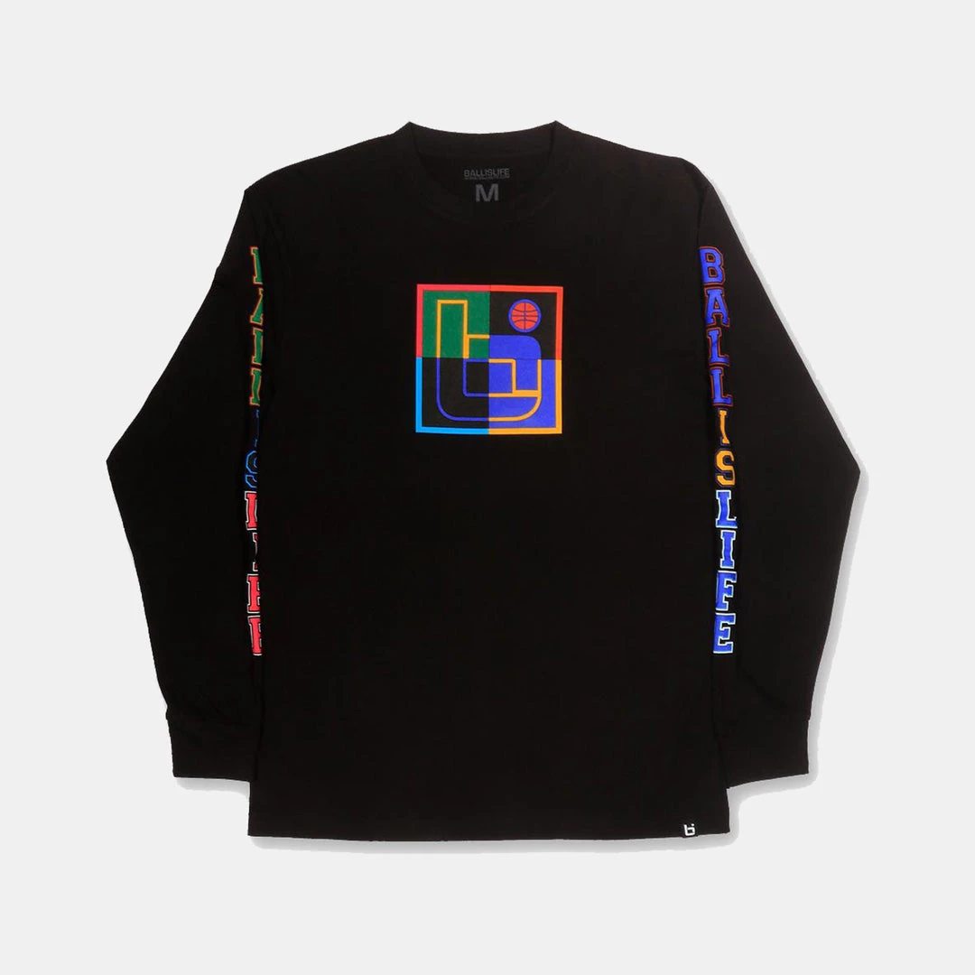 Ball Is Life The Rings Long Sleeve T-Shirt Basketball 2 Ball Is Life The Rings Long Sleeve T-Shirt Basketball