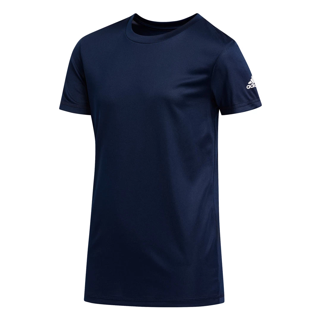 Adidas Apparel Youth Clima Tech Tee, Navy 1 Adidas Apparel Youth Clima Tech Tee, Navy