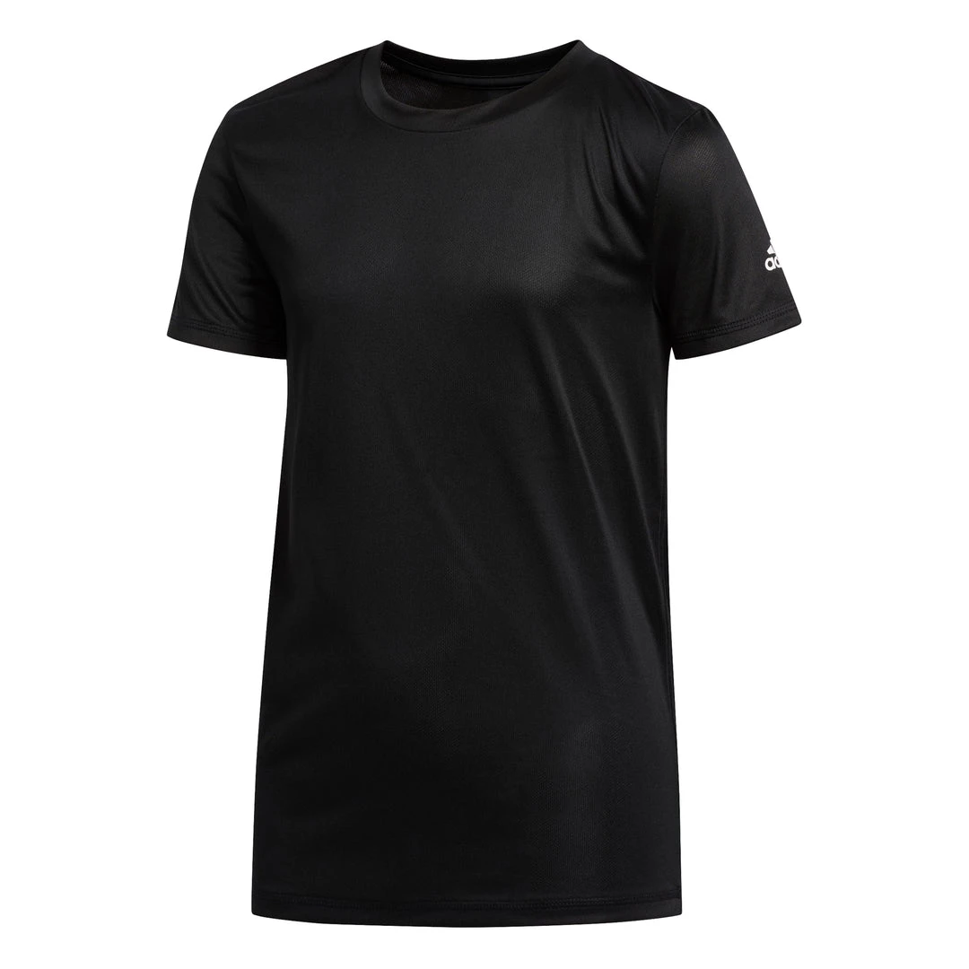 Adidas Apparel Youth Clima Tech Tee, Black 1 Adidas Apparel Youth Clima Tech Tee, Black