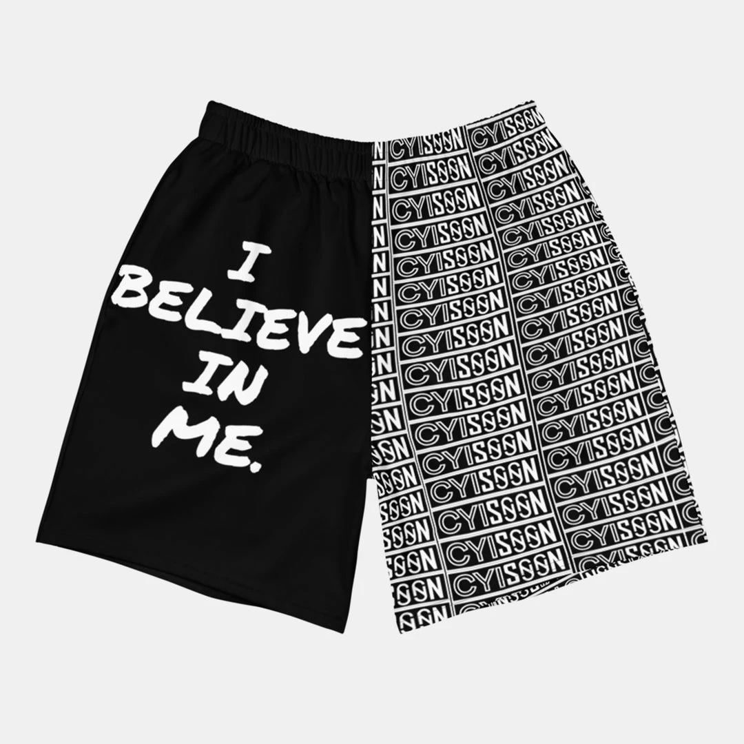 Count Yourself In Apparel I Believe In Me Shorts 1 Count Yourself In Apparel I Believe In Me Shorts