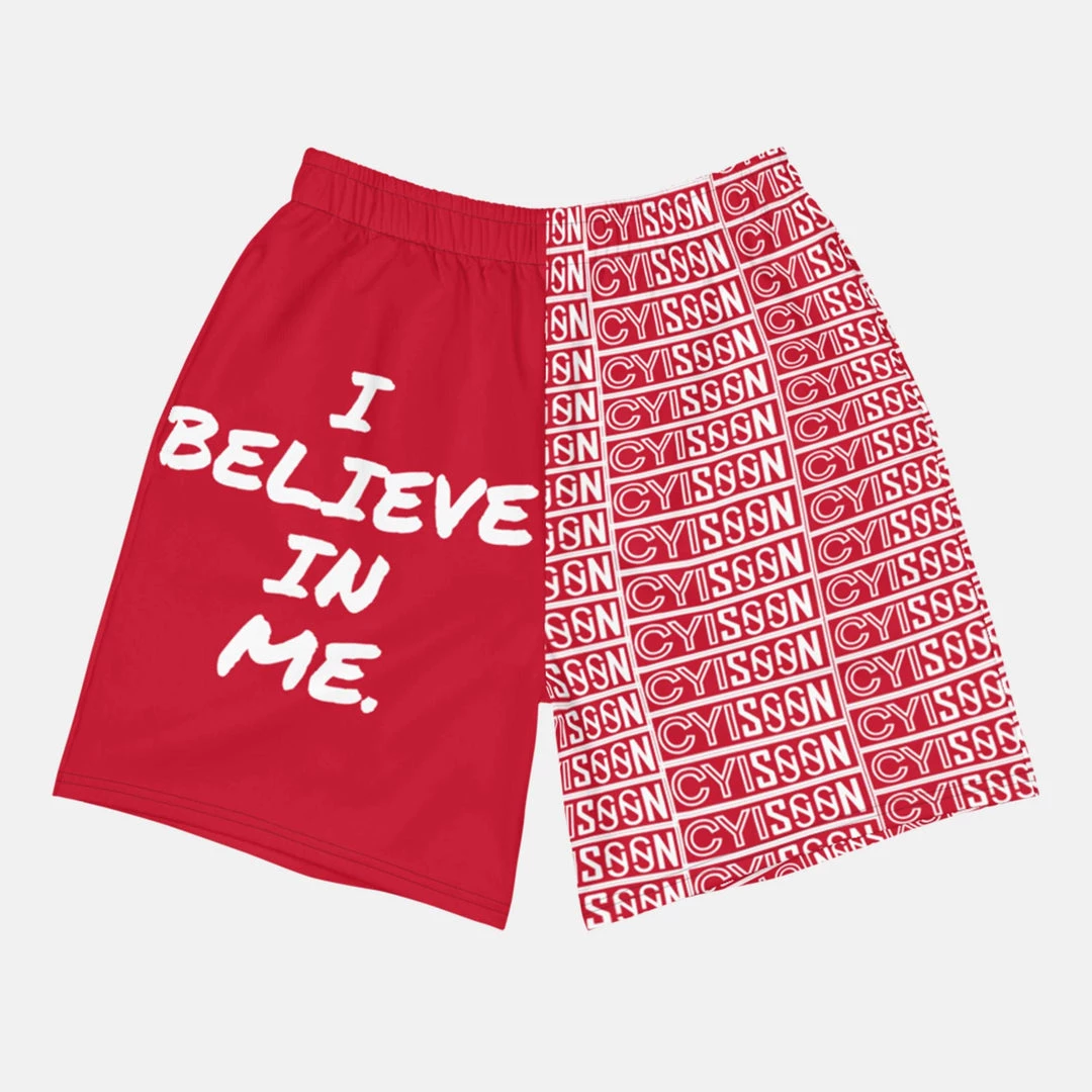 Count Yourself In Apparel I Believe In Me Shorts 1 Count Yourself In Apparel I Believe In Me Shorts
