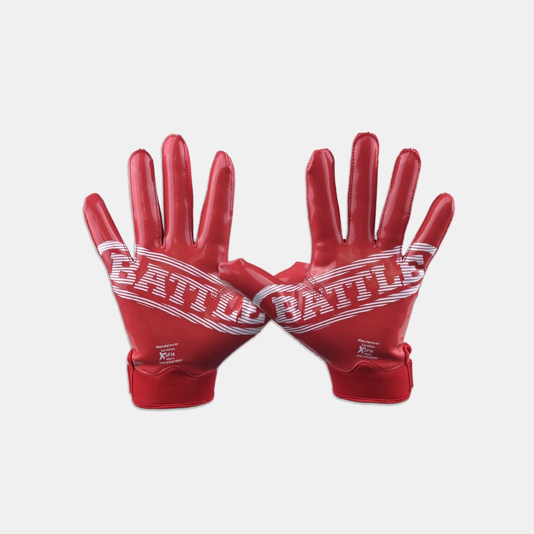 Battle Sports Doom 1.0 Football Receiver Gloves 1 Battle Sports Doom 1.0 Football Receiver Gloves
