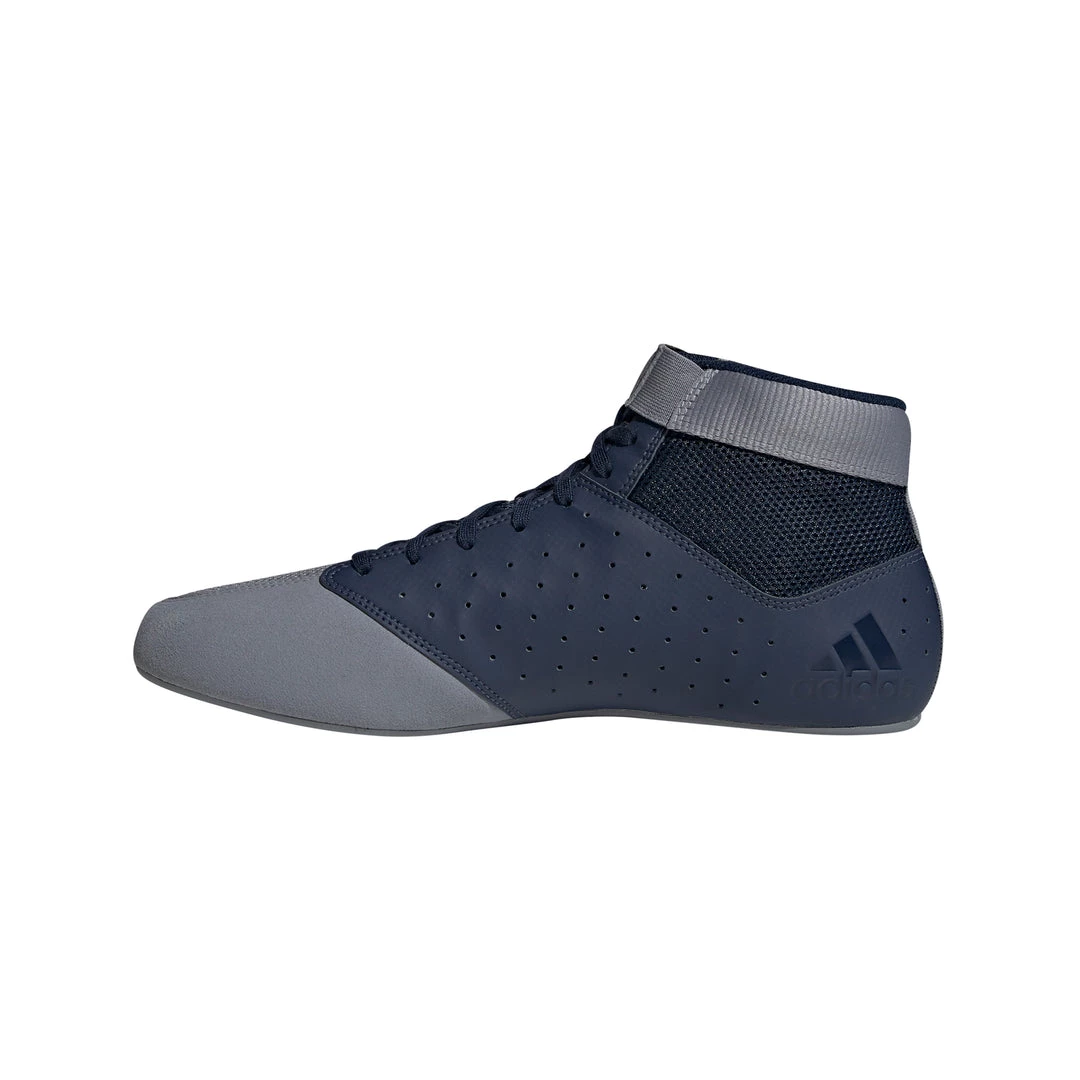Adidas Footwear Mat Hog 2.0 Navy/Grey Wrestling Shoes 5 Adidas Footwear Mat Hog 2.0 Navy/Grey Wrestling Shoes
