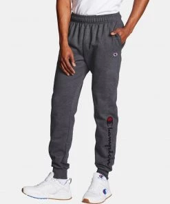 Champion Men's Powerblend Fleece Graphic Jogger Apparel