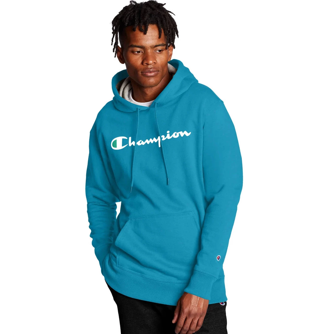 Champion Apparel Mens Graphic Powerblend Fleece Hood 9 Champion Apparel Mens Graphic Powerblend Fleece Hood