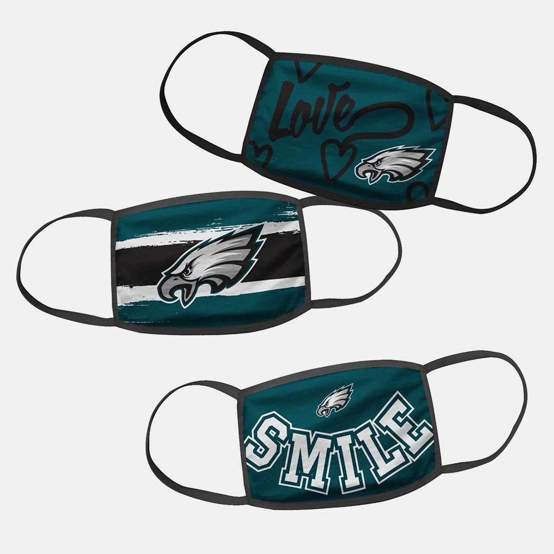 Outerstuff Girls 3 Pack Face Masks Face Coverings 1 Outerstuff Girls 3 Pack Face Masks Face Coverings