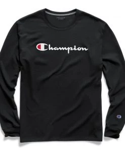 Champion Classic L/S Script Tshirt Apparel