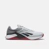 Reebok Footwear Men's Nano X2 Training Shoes, White/Grey/Vector Red
