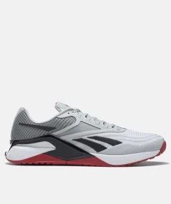 Reebok Footwear Men's Nano X2 Training Shoes, White/Grey/Vector Red
