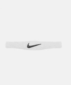 Nike DRI-FIT Skinny Bands 2 Pack, White/Black Football