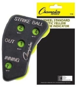 Champion Sports Champion 4 Wheel Umpire Indicator Baseball And Softball Gear 1 Champion Sports Champion 4 Wheel Umpire Indicator Baseball And Softball Gear
