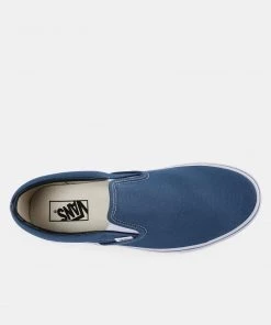 Vans Classic Slip On Navy Skate/Casual Footwear 18 Vans Classic Slip On Navy Skate/Casual Footwear