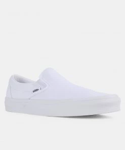 Vans Footwear Classic Slip On True White Skate/Casual 8 Vans Footwear Classic Slip On True White Skate/Casual