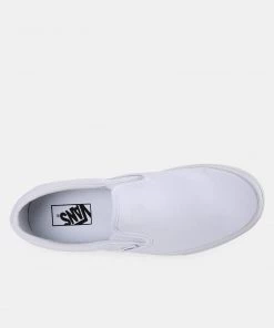 Vans Footwear Classic Slip On True White Skate/Casual 9 Vans Footwear Classic Slip On True White Skate/Casual