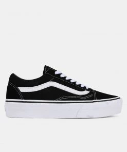 Vans Footwear Old Skool Platform Black/White Skate/Casual