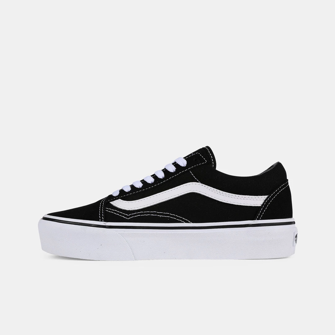 Vans Footwear Old Skool Platform Black/White Skate/Casual 3 Vans Footwear Old Skool Platform Black/White Skate/Casual