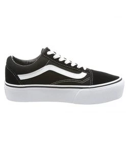 Vans Footwear Old Skool Platform Black/White Skate/Casual