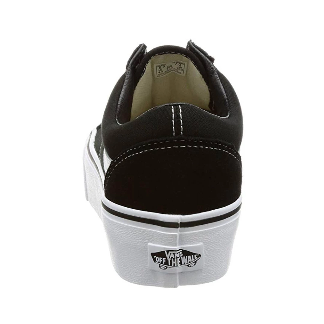 Vans Footwear Old Skool Platform Black/White Skate/Casual 8 Vans Footwear Old Skool Platform Black/White Skate/Casual