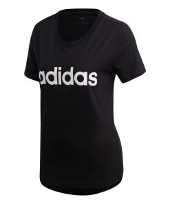 Adidas Apparel Womens Essentials Linear Slim S/S Tshirt