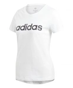 Adidas Apparel Womens Essentials Linear Slim S/S Tshirt