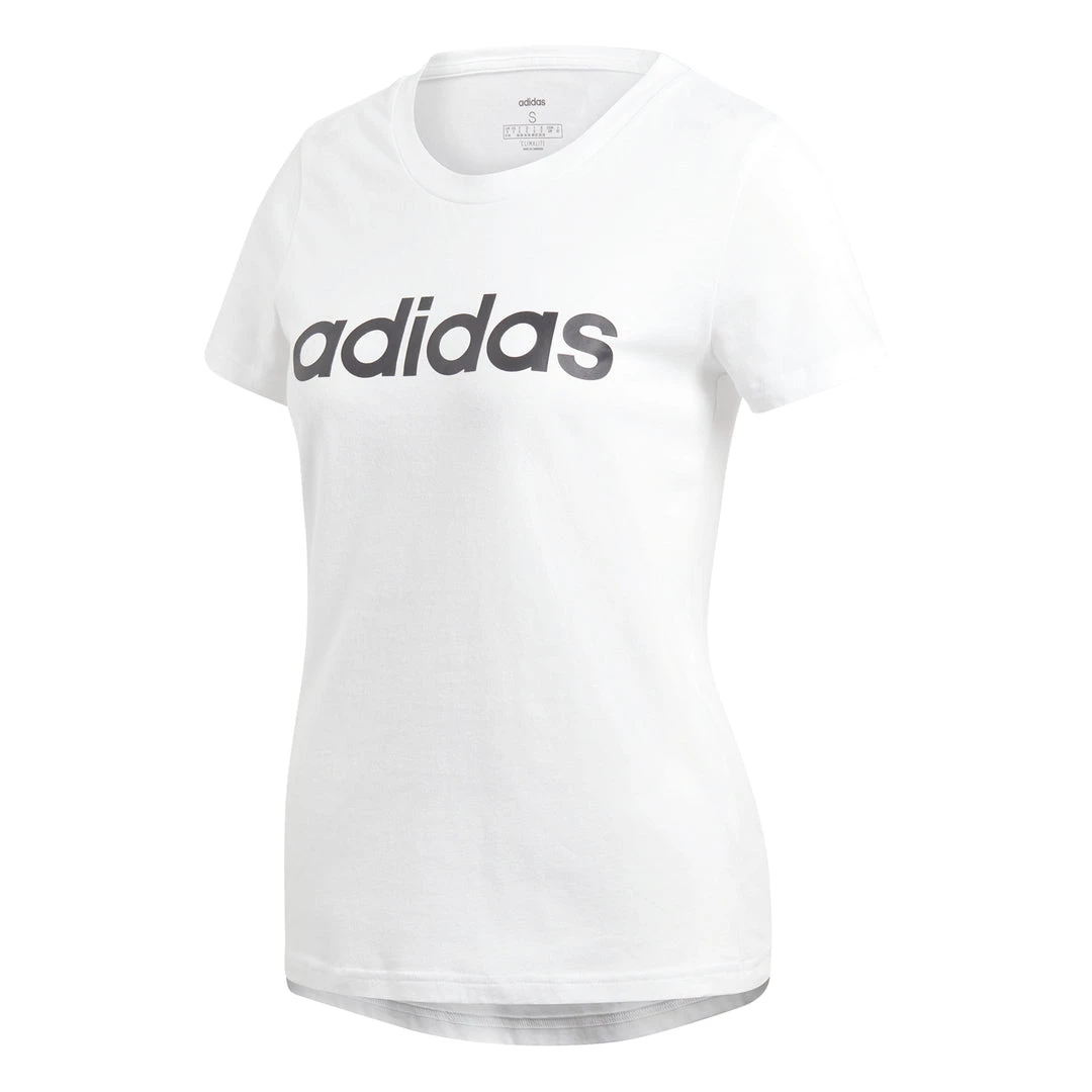 Adidas Apparel Womens Essentials Linear Slim S/S Tshirt 2 Adidas Apparel Womens Essentials Linear Slim S/S Tshirt