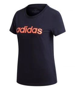 Adidas Apparel Womens Essentials Linear Slim S/S Tshirt 12 Adidas Apparel Womens Essentials Linear Slim S/S Tshirt