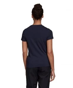 Adidas Apparel Womens Essentials Linear Slim S/S Tshirt 18 Adidas Apparel Womens Essentials Linear Slim S/S Tshirt